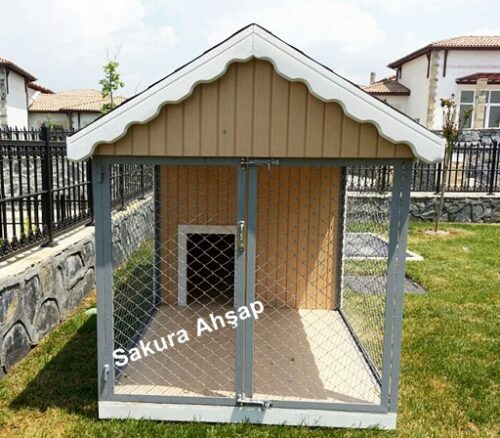 Ahşap Köpek Kulübesi-010