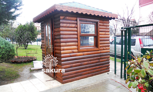 Ahşap Güvenlik Kulübesi 035