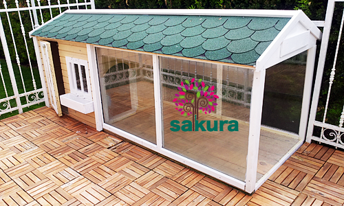 Ahşap Köpek Kulübesi 040