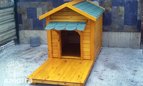 Ahşap Köpek Kulübesi 075