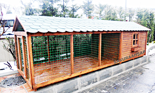 Ahşap Köpek Kulübesi 085