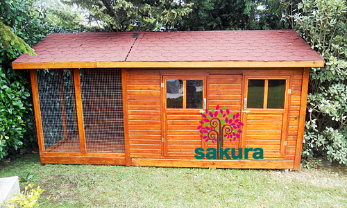 Ahşap Köpek Kulübesi (Ardiyeli) 005