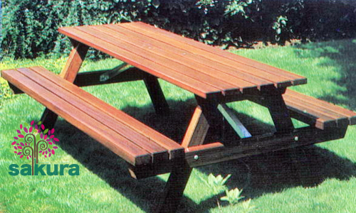 Ahşap Piknik Masası 005
