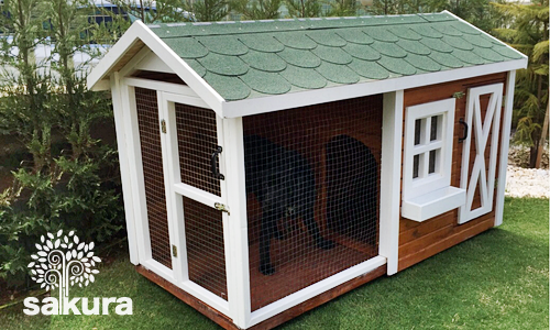 Bahçeli Köpek Kulübesi 120