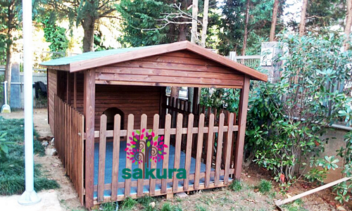 Ahşap Köpek Kulübe Modelleri-020