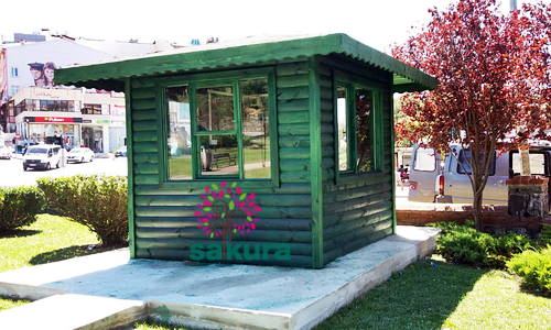 Ahşap Güvenlik Kulübesi 010