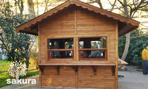 Ahşap Satış Büfesi 030